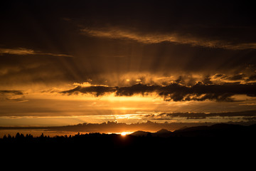 Sonnenaufgang Alpen