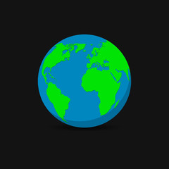 Fototapeta na wymiar earth globe vector