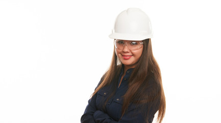 Pretty smiling businesswoman