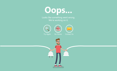 Error page illustration.