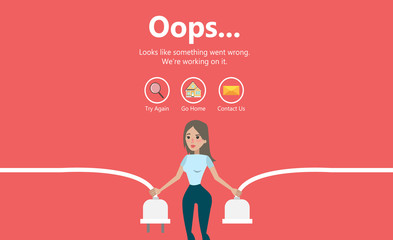 Error page illustration.