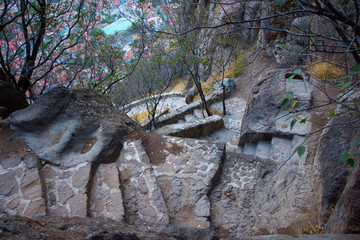Afyonkarahisar road to and from castle