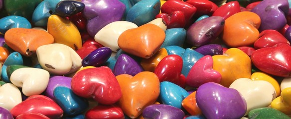 hearts to decorate or create necklaces