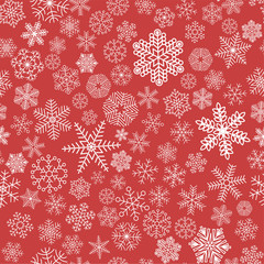 Seamless vector snowflake