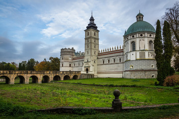 Fototapeta na wymiar Renaissance castle in Krasiczyn, Podkarpackie, Poland