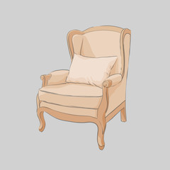 Comfortable armchair for businessman