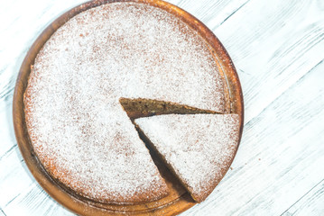 Amaretti pumpkin pie