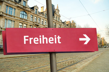 Schild 211 - Freiheit