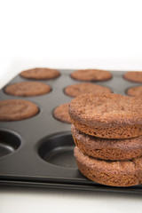 Kekse im Keksblech gebacken
