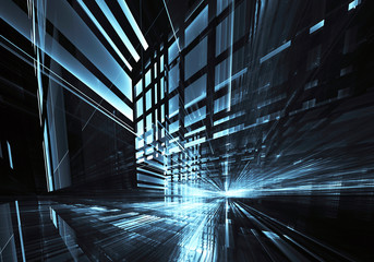 Obraz premium Fractal art - computer image, technological background