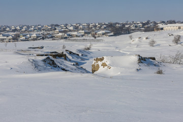 Winter fairy tale, Iced Trees, winter morning