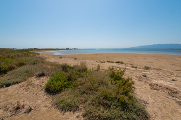 Trabucador Beach in Spain,Catalonia 