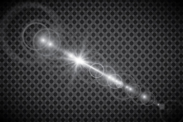 Abstract golden front sun lens flare transparent special light effect design. Vector blur in motion glow glare. Isolated on transparent background. Decor element. Star burst with rays and spotlight