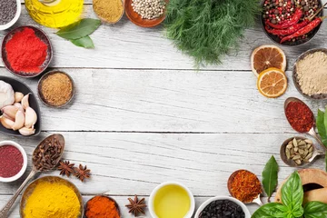  Various spices and herbs © karandaev
