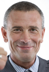 Obraz premium face of a successful businessman