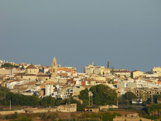 Fototapeta na wymiar Altafulla( Tarragona, Cataluña) Centro historico 
