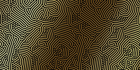 Fototapeta premium Christmas holiday golden background template for greeting card or New Year gift wrapping paper design. Vector gold abstract pattern for Christmas or New Year wrapper seamless golden shiny background