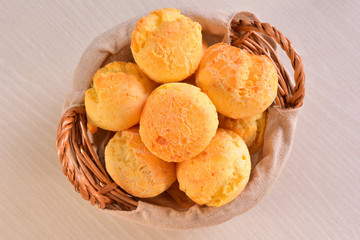 Cheese breads basket