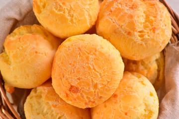 Cheese breads basket