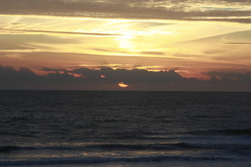Atardecer en Rota, Cádiz. Parque natural