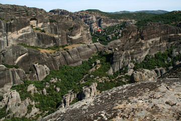 Felsen bei den Metéora-Klöstern