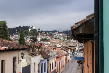 Fototapeta na wymiar Village de San Cristóbal de Las Casas, Mexique