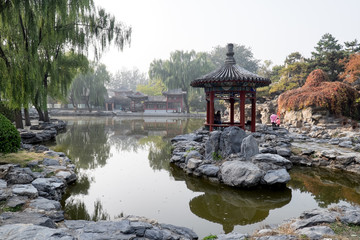 Naklejka premium Park of the Temple of the Sun. Beijing. China
