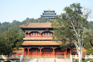 Obraz premium Pavilion Zivanlou and a gazebo Wanchunchin