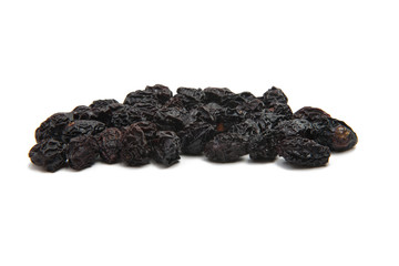 dried prunes isolated
