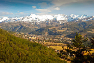 barcelonnette in french alps