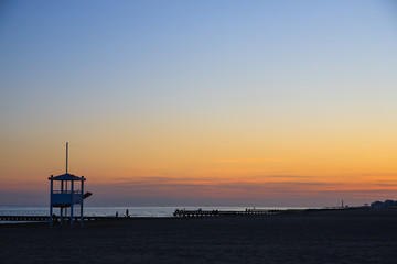 Obraz na płótnie Canvas Beach landscape at dawn