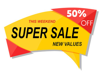 Banner sale template design