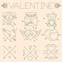  valentine vector icons