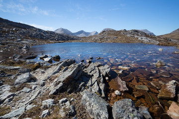 View from Loch Allt an Daraich on the Mountain Trail in Beinn Eighe National Nature Reserve