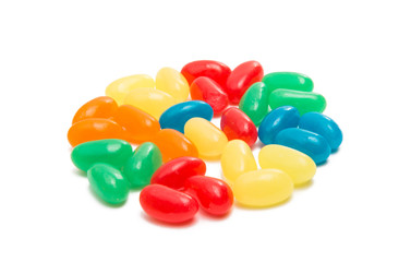 jelly beans isolated