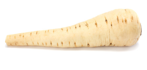 Parsnip isolated on the white background close up