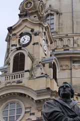 Statue of Martin Luther in Dresden, built by Adolf von Donndorf in 1885.
