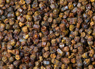 Propolis granules texture, bee product