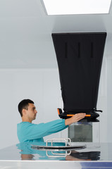 adjustment of ventilation systems in clean rooms