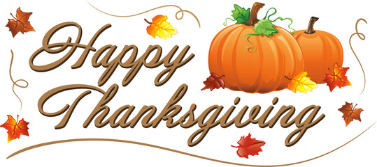 Happy Thanksgiving Text