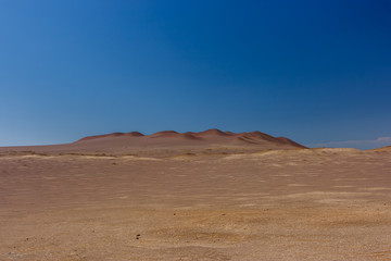 Sand dunes in the Paracas Peninsula Reserve, Peru