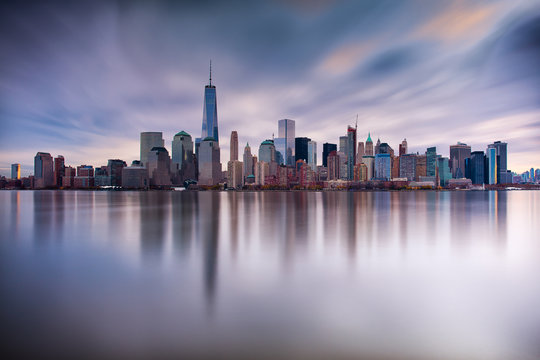 NYC skyline sunrise © Dimitri