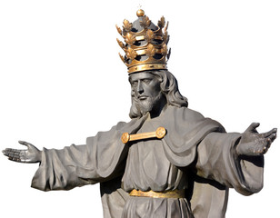 Statua, pomnik Chrystusa, Jasna Góra, Częstochowa - obrazy, fototapety, plakaty