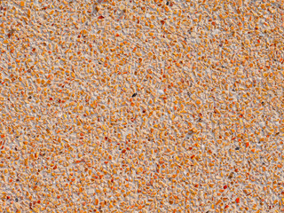 Concrete block floor