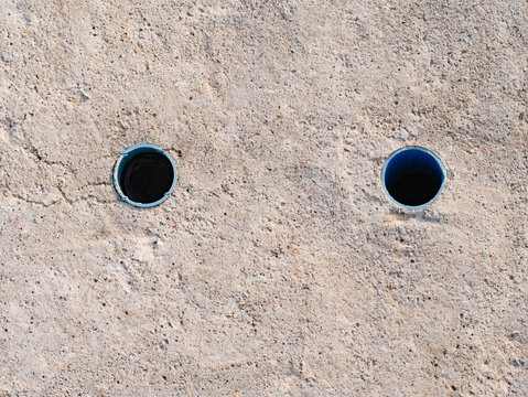 concret lid of drain