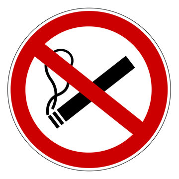 recommend clip art: No smoking prohibiting sign