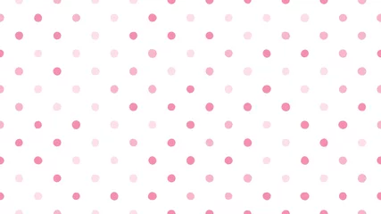Acrylic prints Polka dot Seamless polka dot pattern. Vector repeating texture.