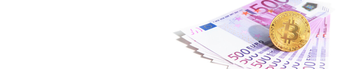 Bitcoin Konzept - die neue Weltwährung