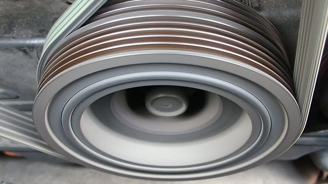 main shaft pulley idle engine run