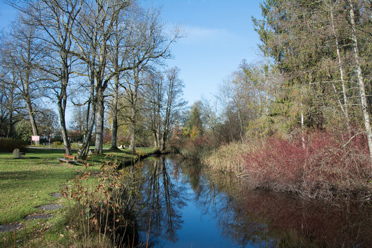 Idylle an einem sonnigen Herbsttag